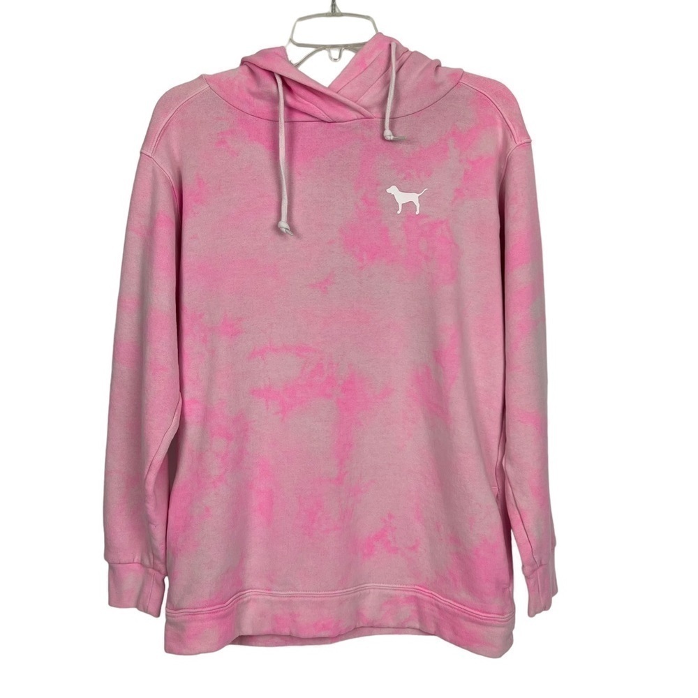 PINK VICTORIA’S SECRET Women’s Hoodie Pullover Sweatshirt Sz XS Flaws/Pilling